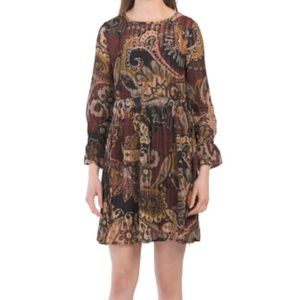 NWT!!! patterned dress